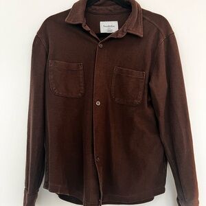 Goodfellow & Co Men's Dark Brown corn Shirt Jacket